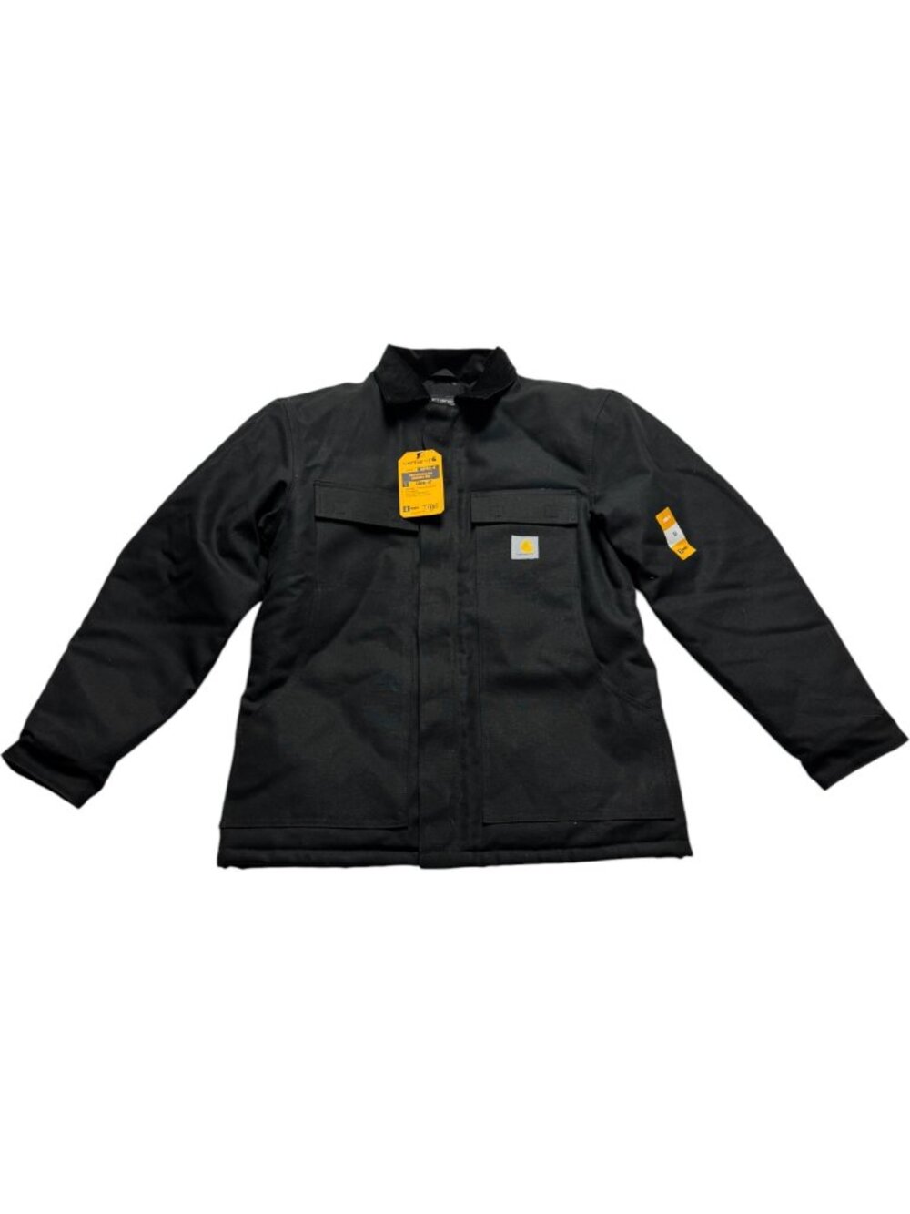Carhartt Loose Fit Firm Duck Insulated Traditional Coat Black Men’s Medium Reg